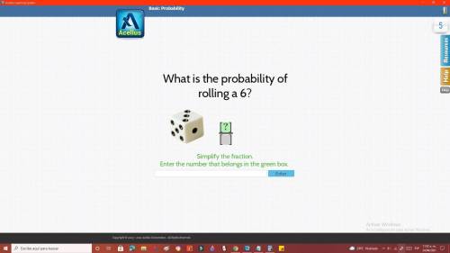 What is the probability of rolling a 6?