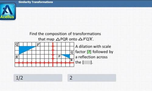 Find the composition of transformations that map pqr onto p'q'r'?