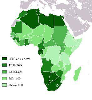 Which areas of Africa have the HIGHEST GDP?

A. North and South
B. East and South
C. North and Wes