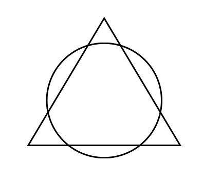 Complete the sentence:

The intersection of a circle and a triangle can be 
A. Six Points
B. Twelve