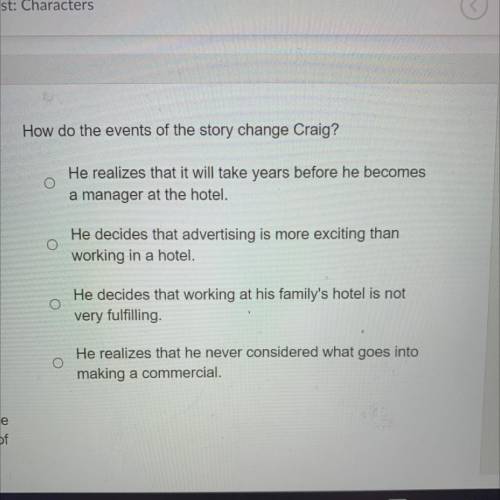 How do the events of the story change Craig a change of heart