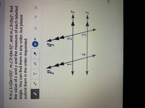 Can someone help me solve this? I will need the x and y and will also need to solve for angles 1, 2