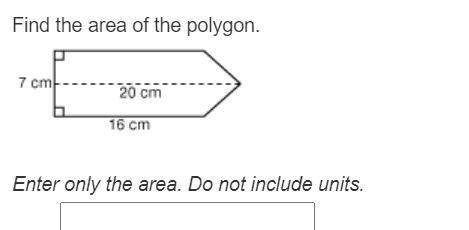 Please help, find the area of the polygon.