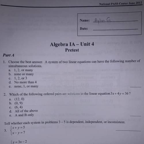 HELP! Im not good at algebra! 
1! Please!