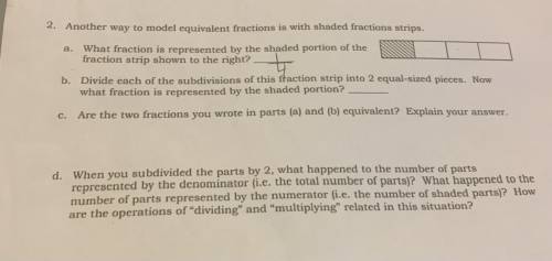 Could you help me answer 2a, b, c and d? See the image below.