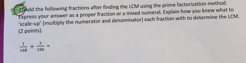 Add the following fractions. See the image below
