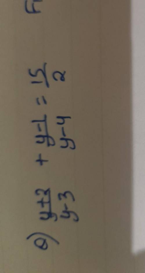 Grade 10 Math. Solve for y. Will mark right answer brainliest :)​