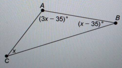 What is m angle A? Enter your answer in the box.​