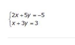 PLEASE HELP! Use the substitution method to solve the system of equations.

A. (-30,11)
B. (5,-3)