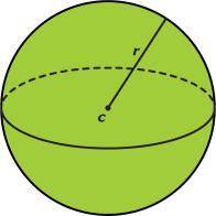 A sphere has a volume of 1,436.03m^3, what is the approximate length of its radius?

A
4.9 m
B
7.0