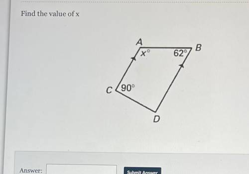 Find the value of x
Help please