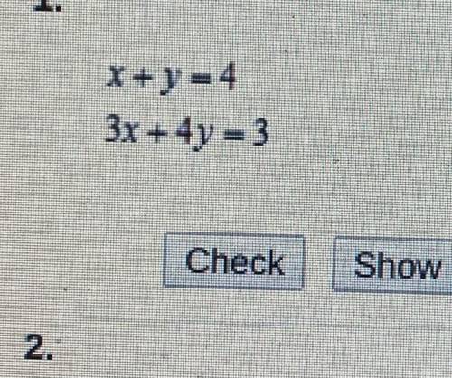 Help and explain ( Solve using the substitute method )