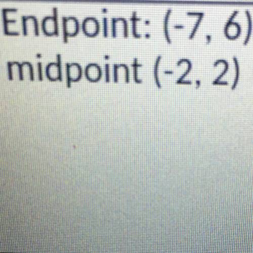 Find end and mid point