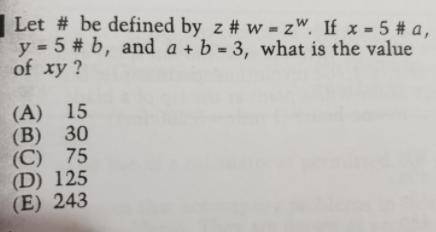 The answer is D) 125, but I want to know how the process is done for this. Thank you