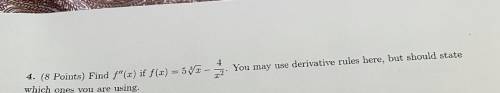 Please help me with this question, make sure to use correct notation and show steps fully