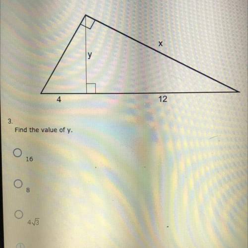 Find the value of y.
Please help :(