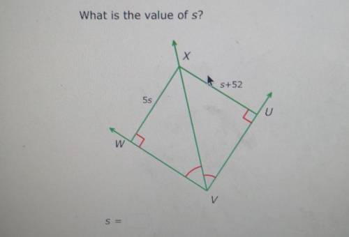 What is the value of s?​