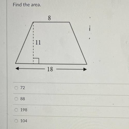 Find the area 
Help me please