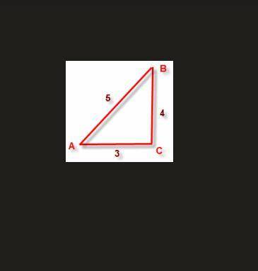 For the given triangle find the exact value for sin(A). Assume angle C is a right angle.