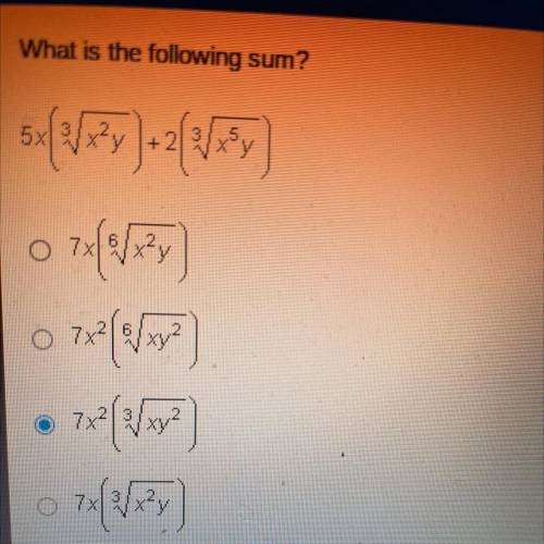 What is the following sum?