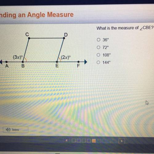 Finding an Angle Measure