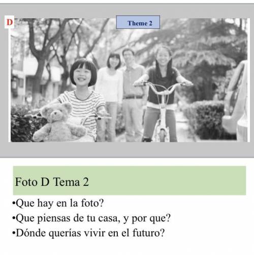 Please answer the questions in Spanish with at least 4 sentences per question. Thank you so much!