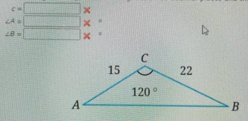 I need help with solving this triangle.