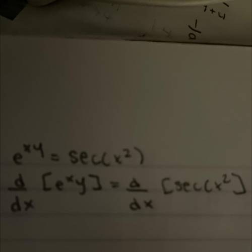 Use implicit differentiation to solve that the derivative