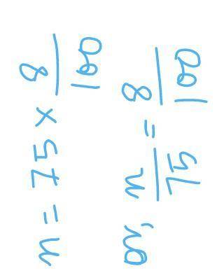 Which proportion would you use to find 8% of 75?

A: 8/100 = 75/n
B: 8/100 = n/75
C: 75/100 = 8/n
D
