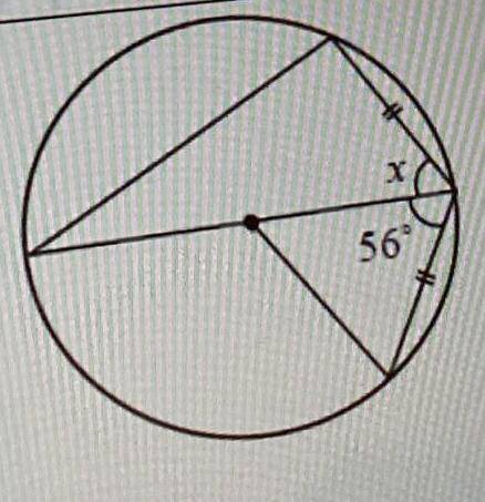 Find x. need help w this question in the pic, thanks a lot !