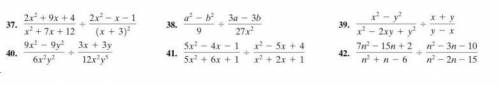 Help its division of algebraic fractions