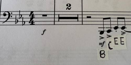 Are these notes correct? (instrument: piano) ​