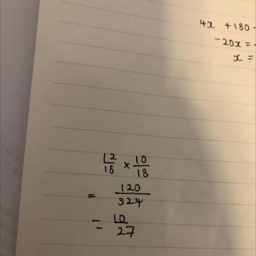 Multiply12/18×10/18lesson name fraction.find me out this question for answer​