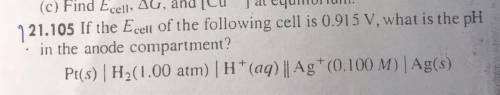Can someone help me with problem 21.105? Many thanks!