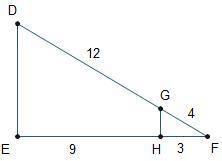 To prove that △DFE ~ △GFH by the SAS similarity theorem, it can be stated that StartFraction D F Ov