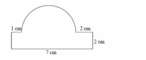 What is the perimeter of the following figure