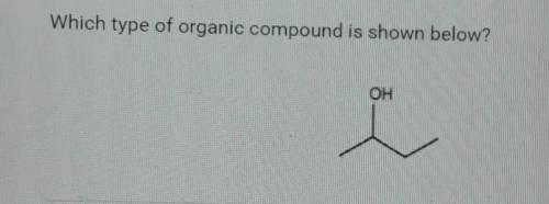 Which type of organic compound is shown below?

A. Carboxylic acid B. EsterC. Amine D. Alcohol ​