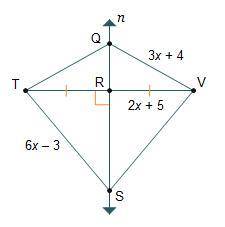 In the diagram, the length of segment TR can be represented by 5x – 4.

(Give In Depth Explanation