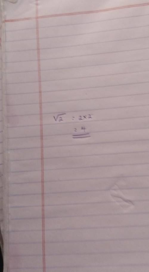 Write the following surds in exponential form square root of 2