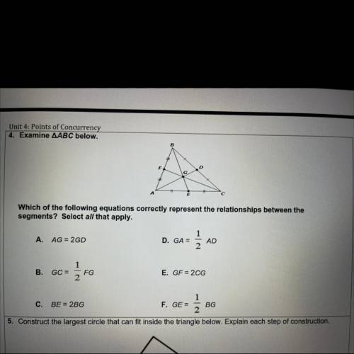 Can someone help with number 4 please? Due in 15 mins!!