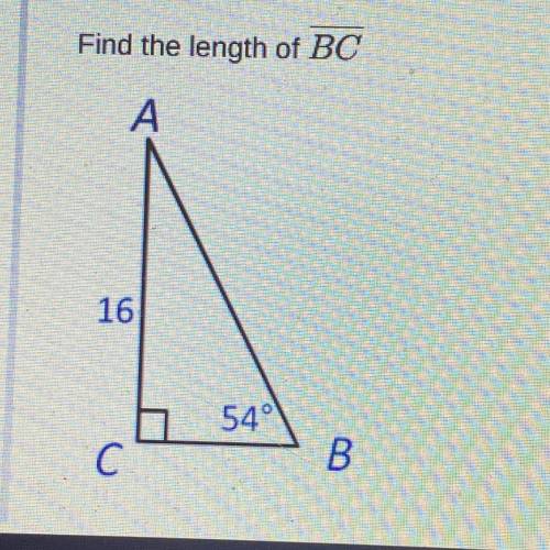 Find the length of BC, last one