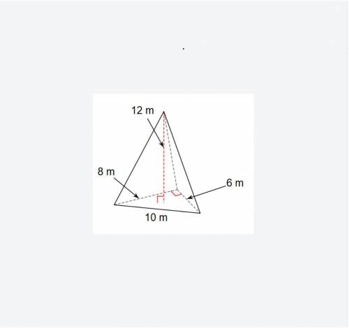 What is the volume of the pyramid below?