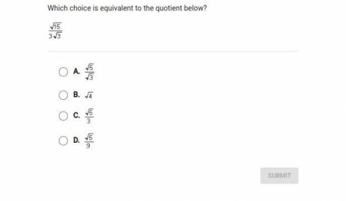 Which choices are equivalent to the quotient below? Check All That Apply.
