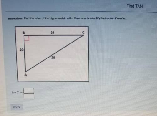 Find the value of trigonometric ratio​