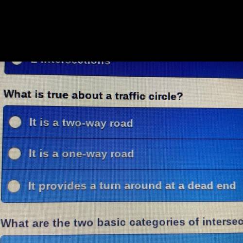Need help with drivers Ed question