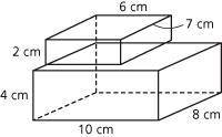Surface area of the below shape