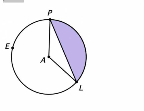 Triangle ABL is an isosceles triangle in circle A with a radius of 11, PL = 16, and ∠PAL = 93°. Fin