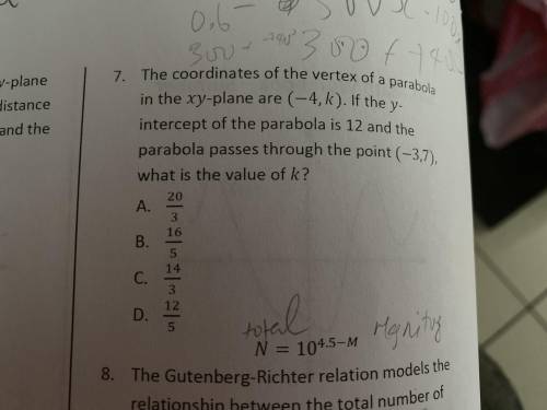 Please help me with this #7 question!! 10 points. Thanks in advance