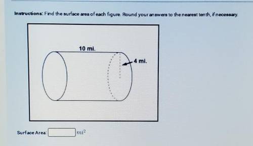 Find the surface areas of each figure. Round your answers to the nearest tenth, if necessary​