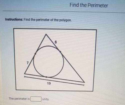 HELP ME !!! Find the perimeter of the polygon​